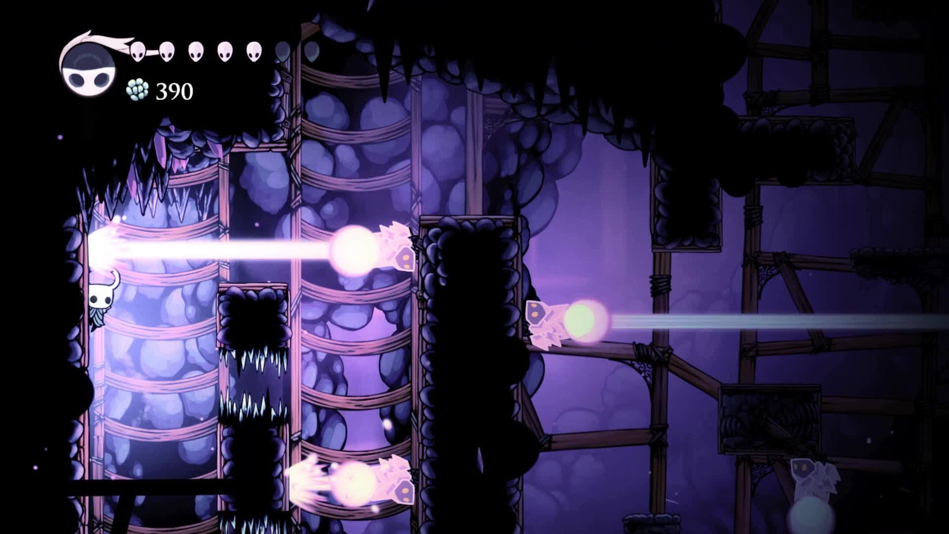 Скриншот Hollow Knight — пещеры